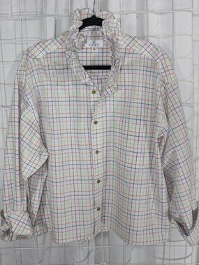Enro Ruffle Collar Shirt